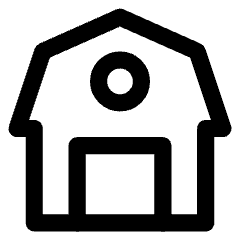 Barn Icon from Core Line Set