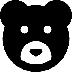 Bear Icon from Core Solid Set