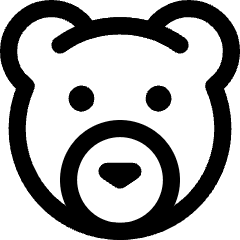 Bear Icon from Core Line Set