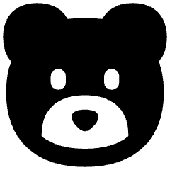 Bear Icon from Flex Solid Set