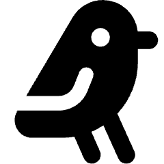 Bird Icon from Core Solid Set