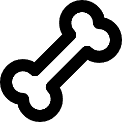 Bone Icon from Micro Line Set
