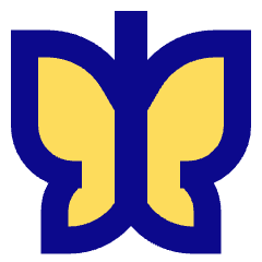 Butterfly Icon from Sharp Pop Set