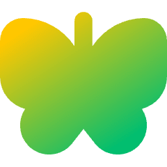 Butterfly Icon from Core Gradient Set