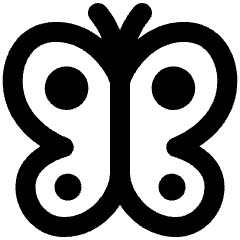 Butterfly Icon from Plump Remix Set
