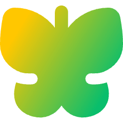 Butterfly Icon from Flex Gradient Set