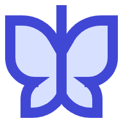 Butterfly Icon from Sharp Duo Set