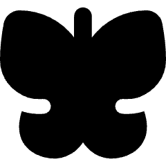 Butterfly Icon from Flex Solid Set