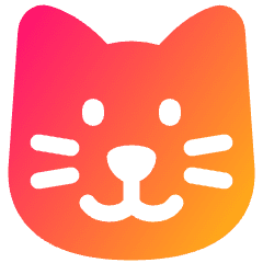 Cat 1 Icon from Plump Gradient Set