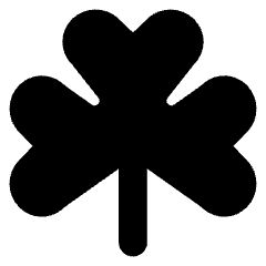 Clover Icon from Core Solid Set