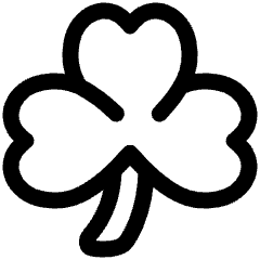 Clover Icon from Plump Line Set