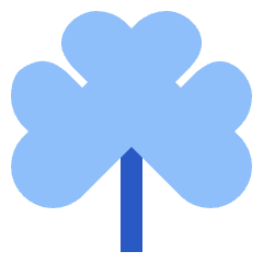 Clover Icon from Sharp Flat Set