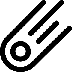 Comet Icon from Core Line Set