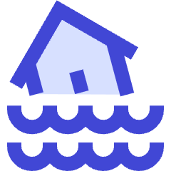 Disaster Flood Icon from Sharp Duo Set