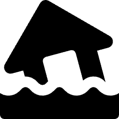 Disaster Flood Icon from Core Solid Set