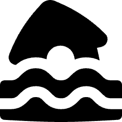 Disaster Flood Icon from Flex Solid Set