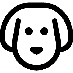 Dog 1 Icon from Core Line Set