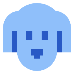 Dog 1 Icon from Sharp Flat Set