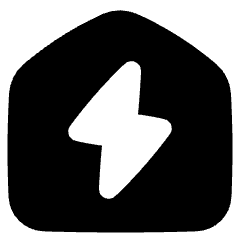 Eco House Icon from Plump Solid Set