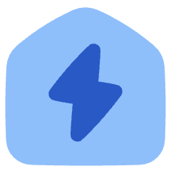 Eco House Icon from Plump Flat Set