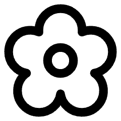Flower Icon from Core Line Set