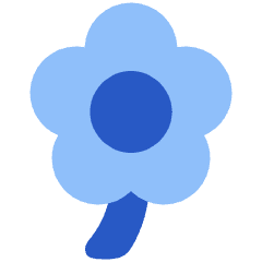 Flower Icon from Plump Flat Set