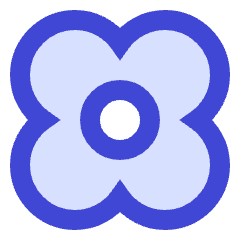 Flower Icon from Sharp Duo Set