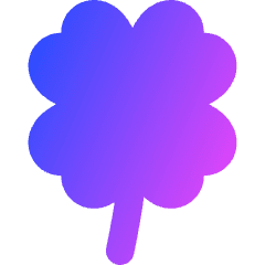 Four Leaf Clover Icon from Flex Gradient Set