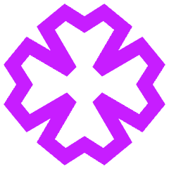 Four Leaf Clover Icon from Sharp Neon Set