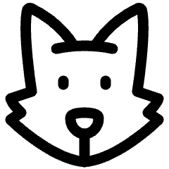 Fox Icon from Plump Line Set