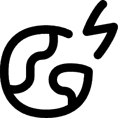 Geothermal Energy Icon from Flex Line Set