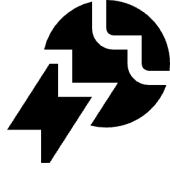 Geothermal Energy Icon from Sharp Solid Set