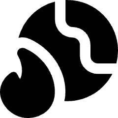 Global Warming 1 Icon from Core Solid Set