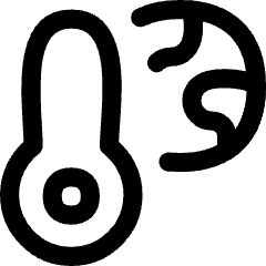 Global Warming 2 Icon from Flex Line Set