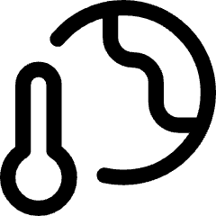 Global Warming 2 Icon from Core Line Set