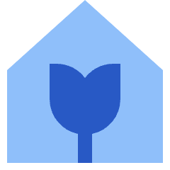 Green House Icon from Sharp Flat Set