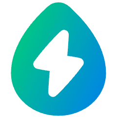 Hydro Energy Icon from Plump Gradient Set