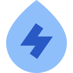 Hydro Energy Icon from Sharp Flat Set