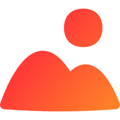 Lanscape Icon from Flex Gradient Set