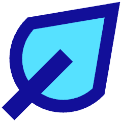 Leaf Icon from Sharp Pop Set