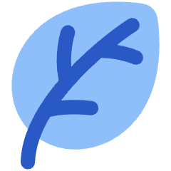 Leaf Icon from Plump Flat Set
