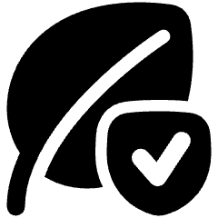 Leaf Protect Icon from Plump Solid Set