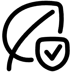 Leaf Protect Icon from Plump Line Set