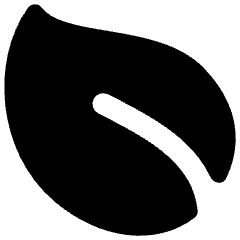 Leaf Icon from Flex Solid Set