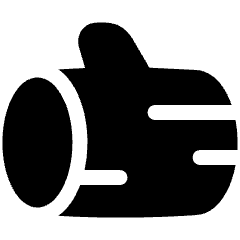 Log Icon from Plump Solid Set