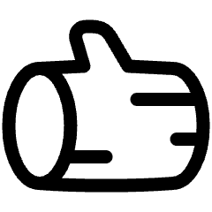 Log Icon from Plump Line Set