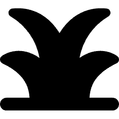 Nature Garden Grass Icon from Core Solid Set