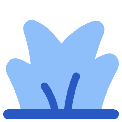 Nature Garden Grass Icon from Plump Flat Set