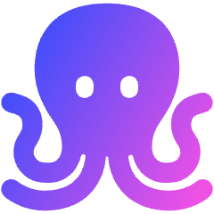Octopus Icon from Plump Gradient Set