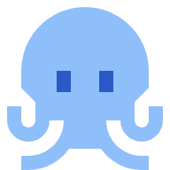Octopus Icon from Sharp Flat Set